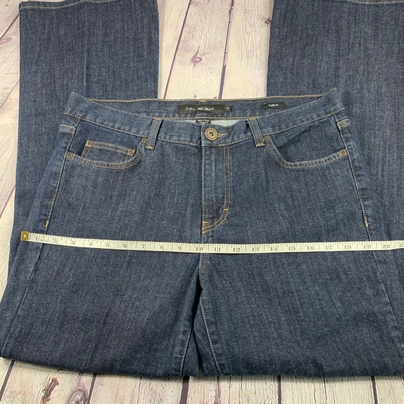 Calvin Klein Flare Fit Dark Wash Jeans Size 12 - Picture 8 of 8